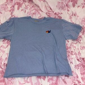 Aviator Nation Women’s Basic Boyfriend Tee - Ice, size small, great condition